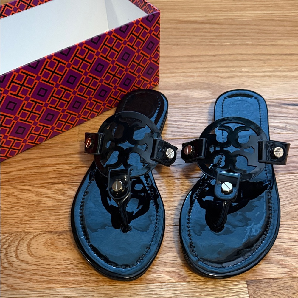 Tory Burch Black Miller Sandal size 36